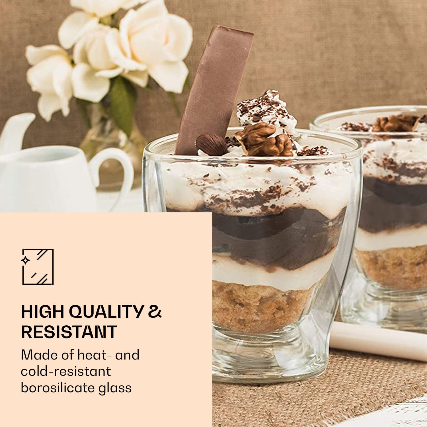 Feelino DUOS, dvojstenný pohár, 200 ml – Obrázok 2