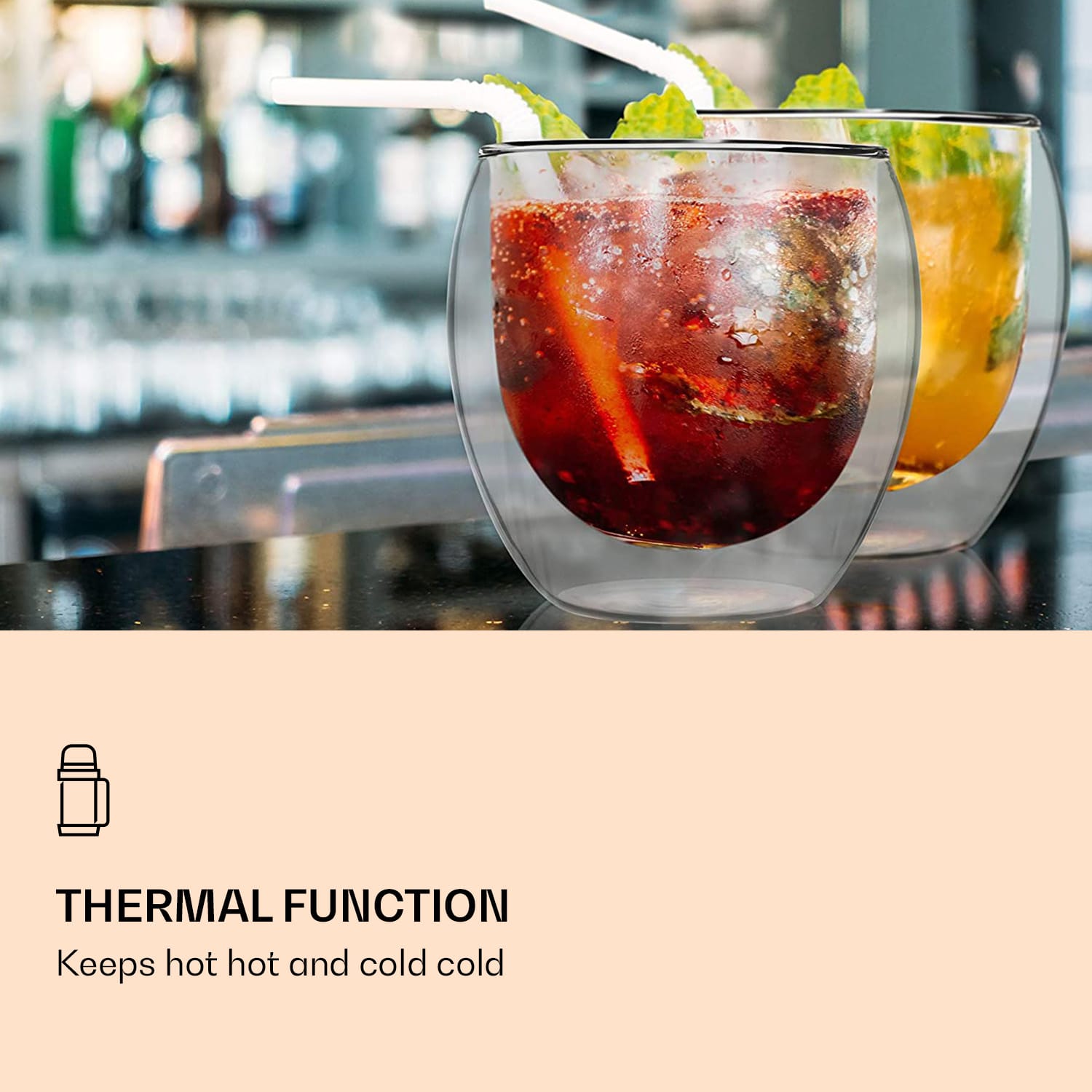 Feelino DUOS Jumbo, dvojstenný pohár, 310 ml – Obrázok 2