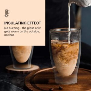 Feelino DUOS, dvojstenný pohár, 400 ml, vrátane lyžičky