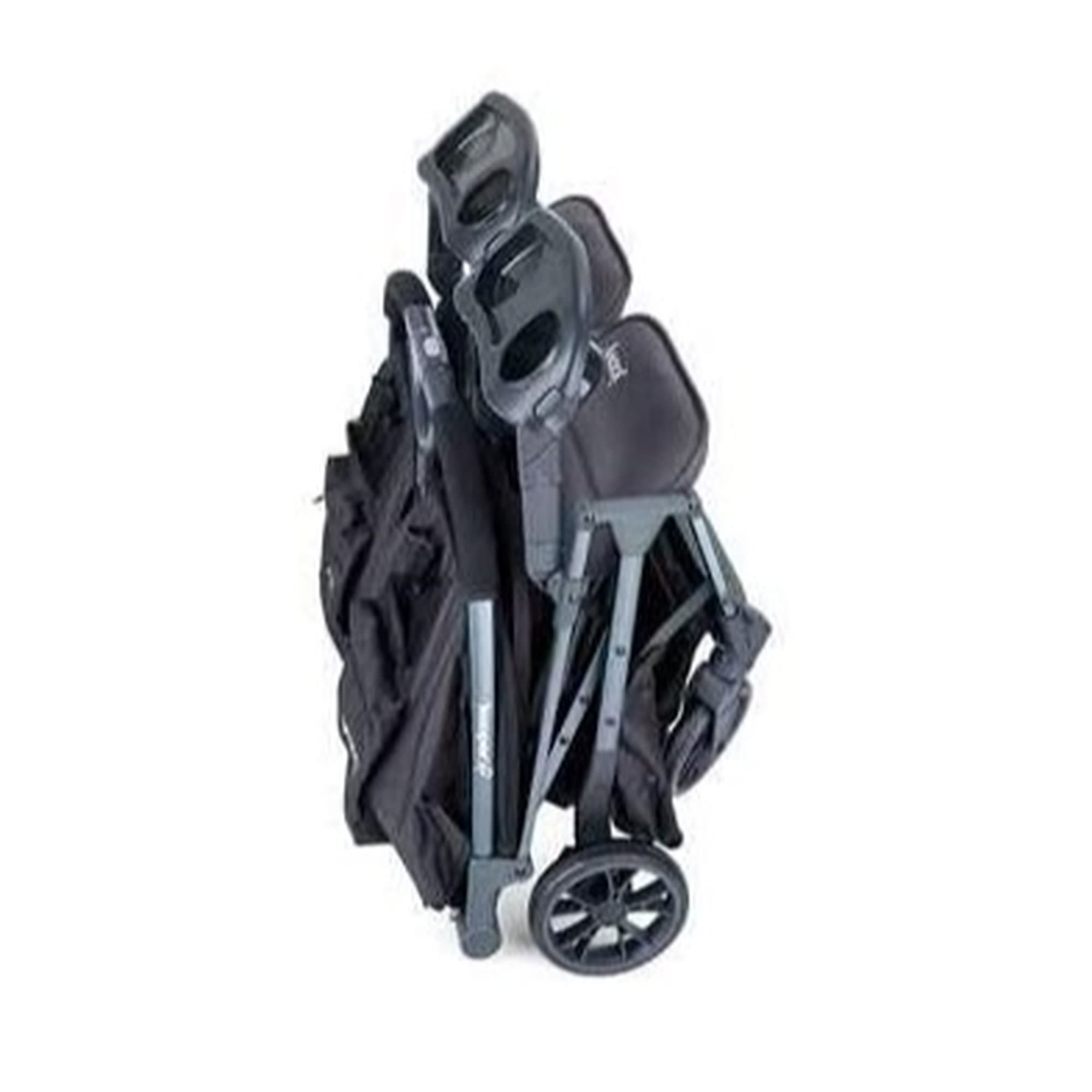 Kočík Babify Twin Air Gemelar, schválený do 22 kg, ľahký a kompaktný, jemná sivá – Obrázok 2