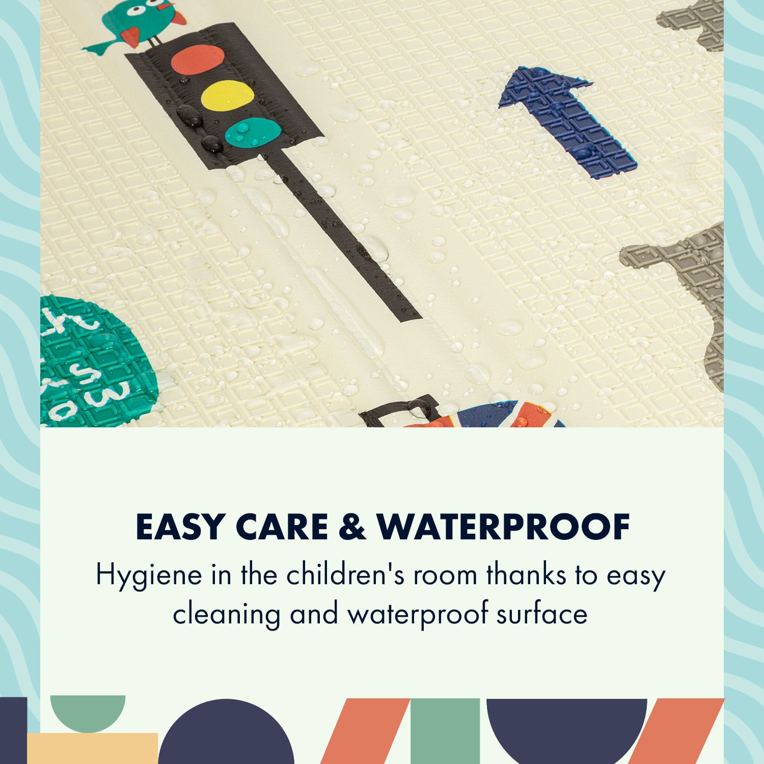 Babify Podložka na hranie, skladacia, hrúbka 1 cm, motív Autá – Obrázok 3