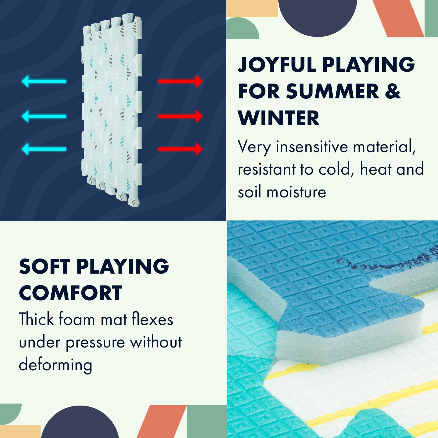 Babify Podložka na hranie, s hračkou, 9 ks, motív planéta – Obrázok 5