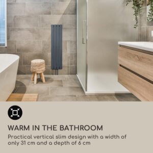 Blumfeldt Ontario, radiátor, 120 x 30, 380 W, inštalácia na stenu