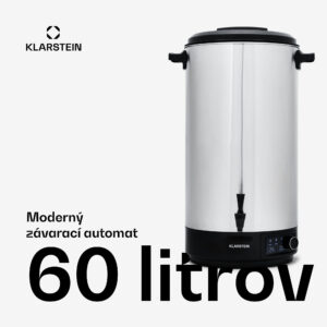 Klarstein Abbey 60, zavárací hrniec, dávkovač nápojov, 60 l, 100 °C, 180 min, nehrdzavejúca oceľ