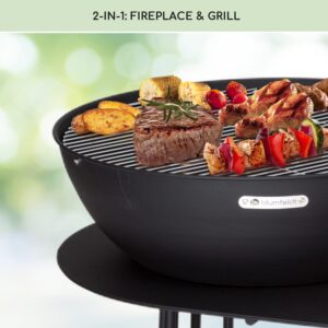 Blumfeldt Nantai, grilovacia stanica, ohnisko: Ø 50 cm, grilovací rošt: Ø 48 cm, dizajn stola