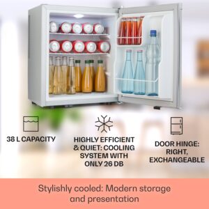 Klarstein Happy Hour 38, mini chladnička, minibar, chladnička na nápoje, 38 l, 26 dB