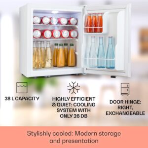 Klarstein Happy Hour 38, mini chladnička, minibar, chladnička na nápoje, 38 l, 26 dB