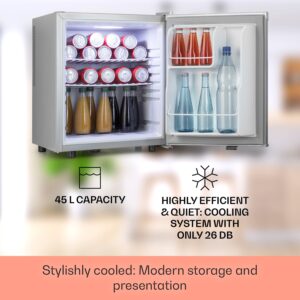 Klarstein Happy Hour 45, mini chladnička, minibar, chladnička na nápoje, 45 l, 26 dB