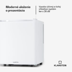 Klarstein Happy Hour 45, mini chladnička, minibar, chladnička na nápoje, 45 l, 26 dB