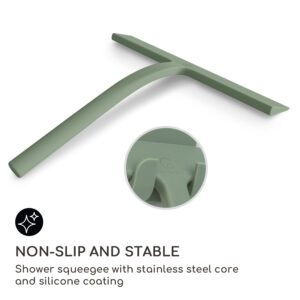 Gütewerk by blumfeldt Blaze Stierka na sprchový kút 23 cm Silikónový kryt Jadro z nehrdzavejúcej ocele Moderný dizajn