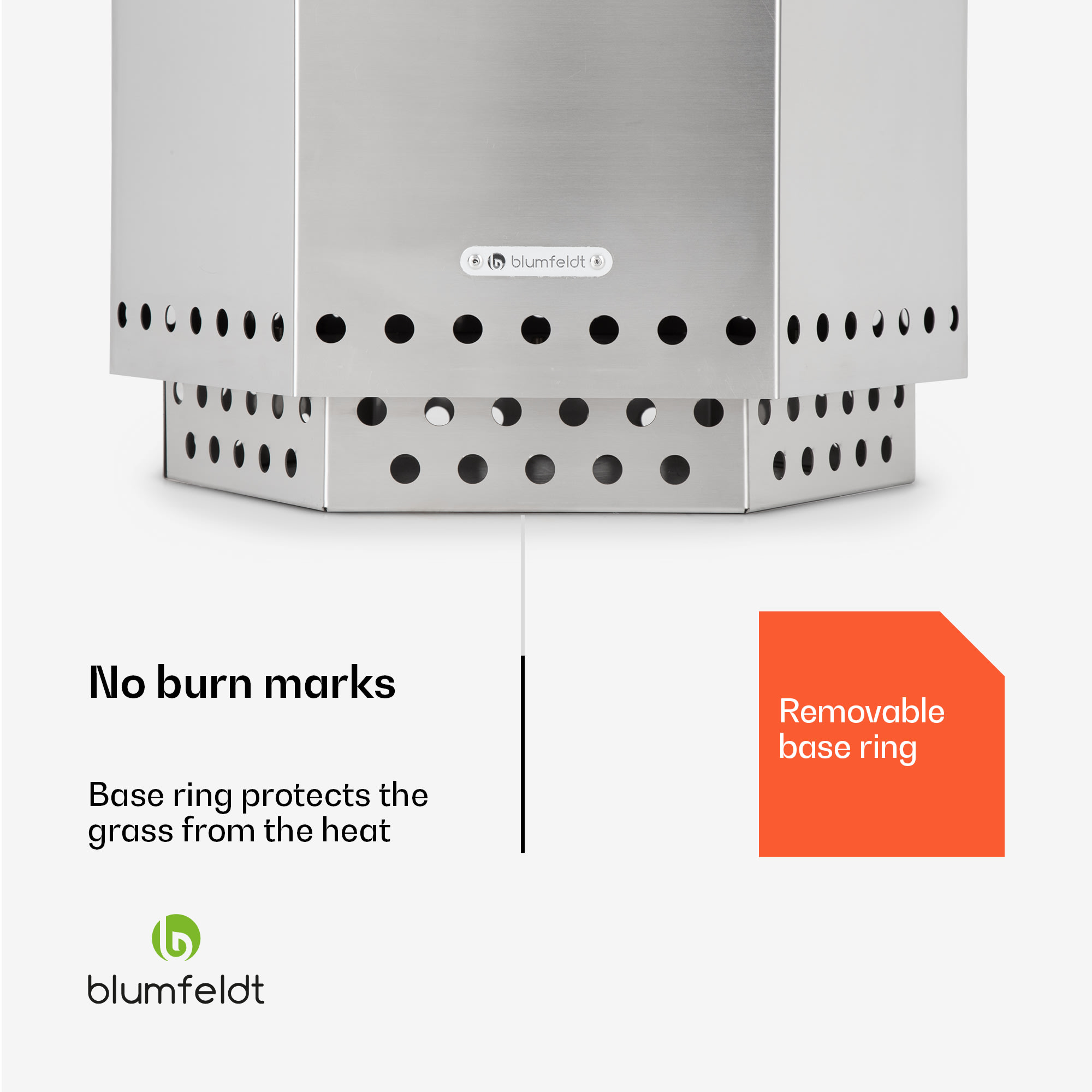 Blumfeldt Mojanda, kôš na oheň, bezdymový, robustný, kutáče, kryt proti dažďu – Obrázok 4