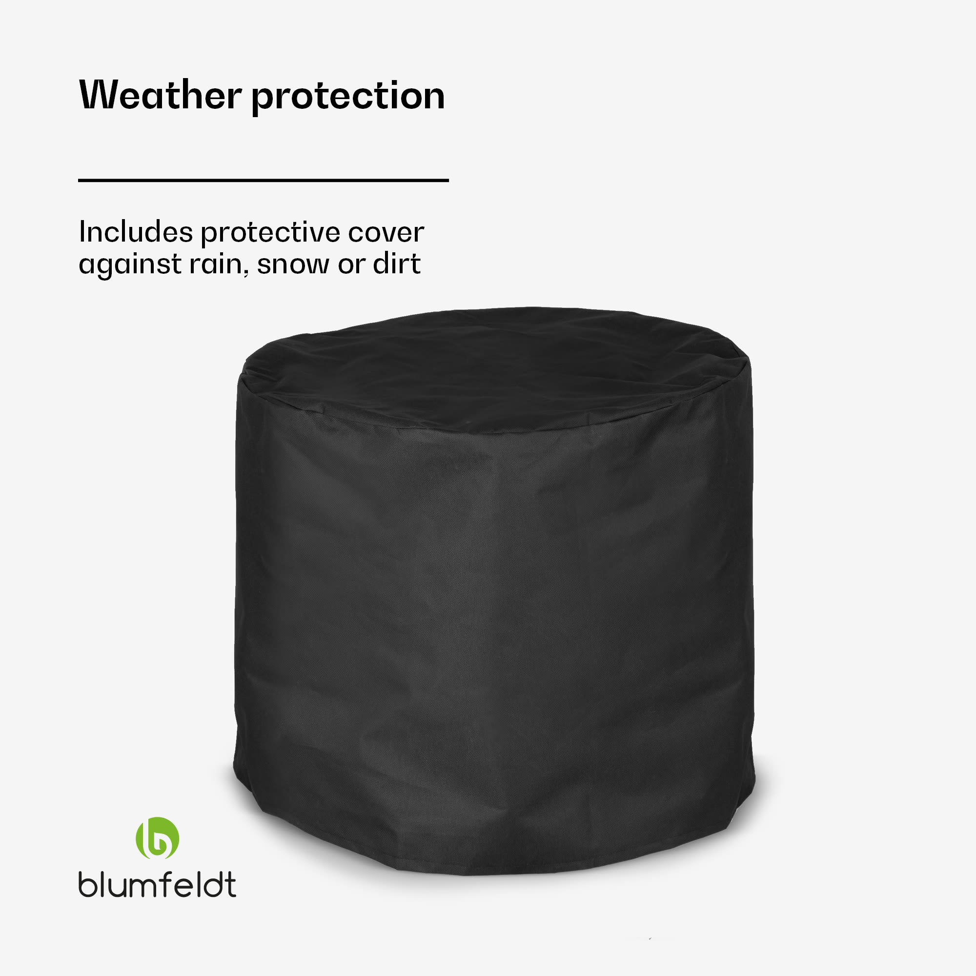 Blumfeldt Mojanda, kôš na oheň, bezdymový, robustný, kutáče, kryt proti dažďu – Obrázok 5