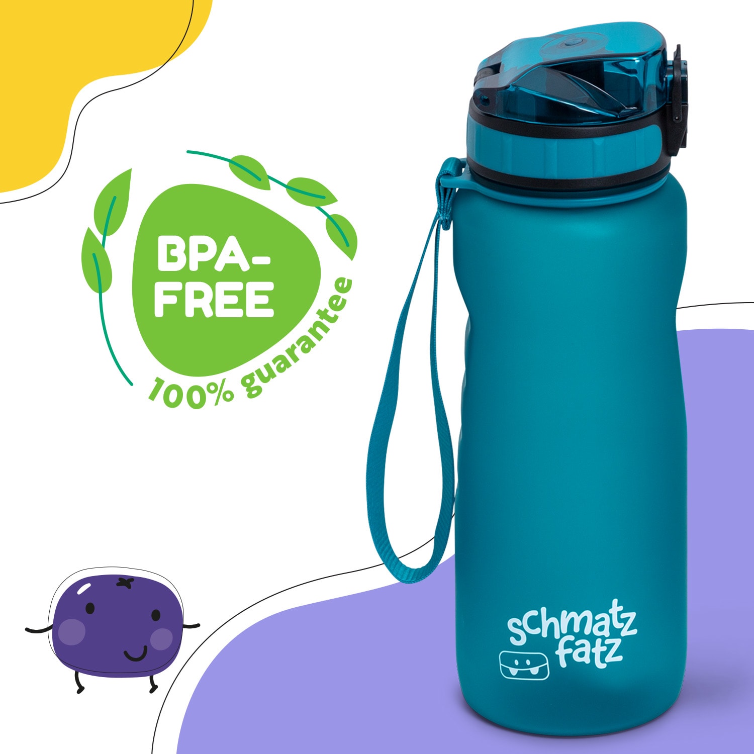 Klarstein Wakaba, fľaša na pitie, 800 ml, Tritan, BPA-free