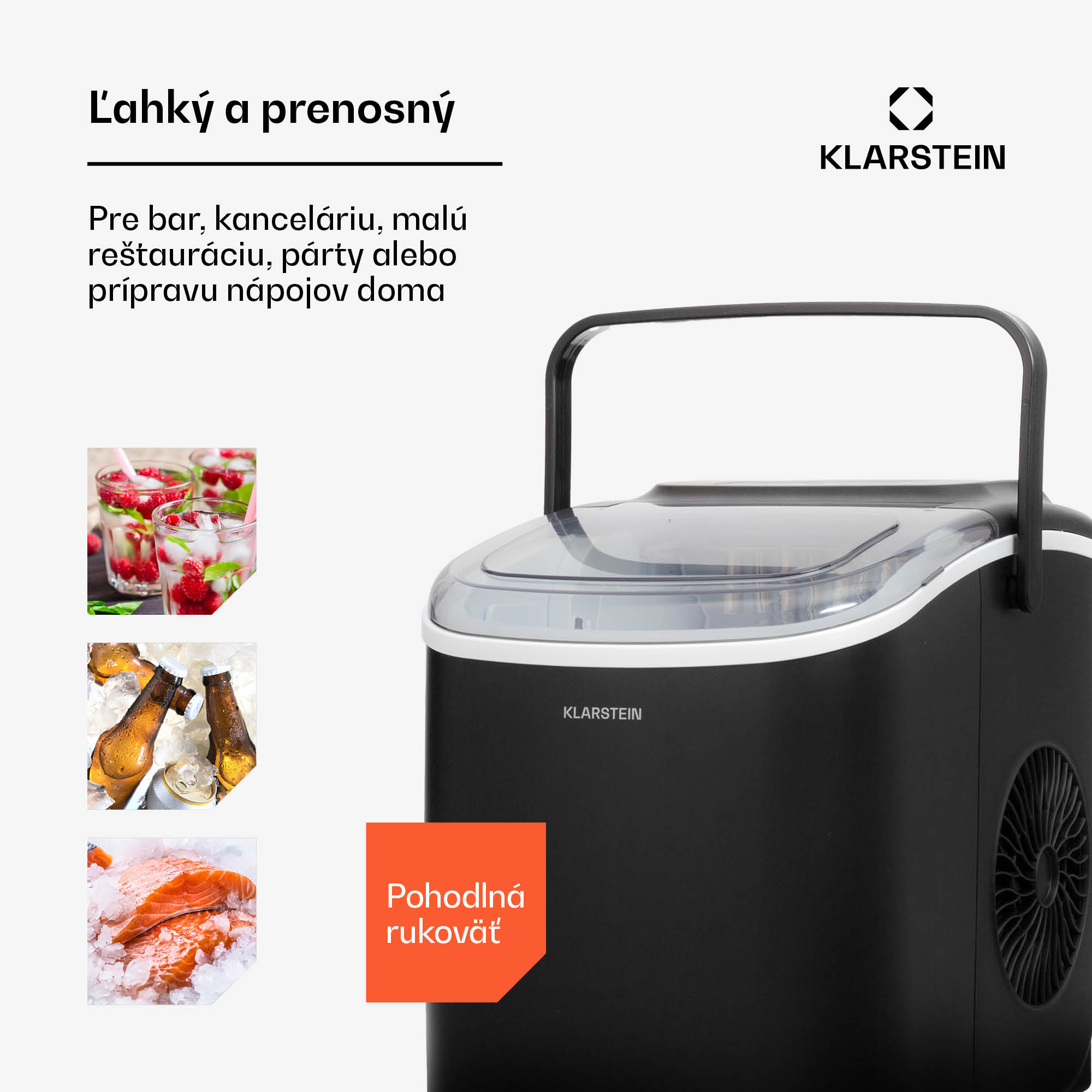 Klarstein Caldwell, výrobník ľadu, 12 kg/24 h, nádrž 1,3 l – Obrázok 5