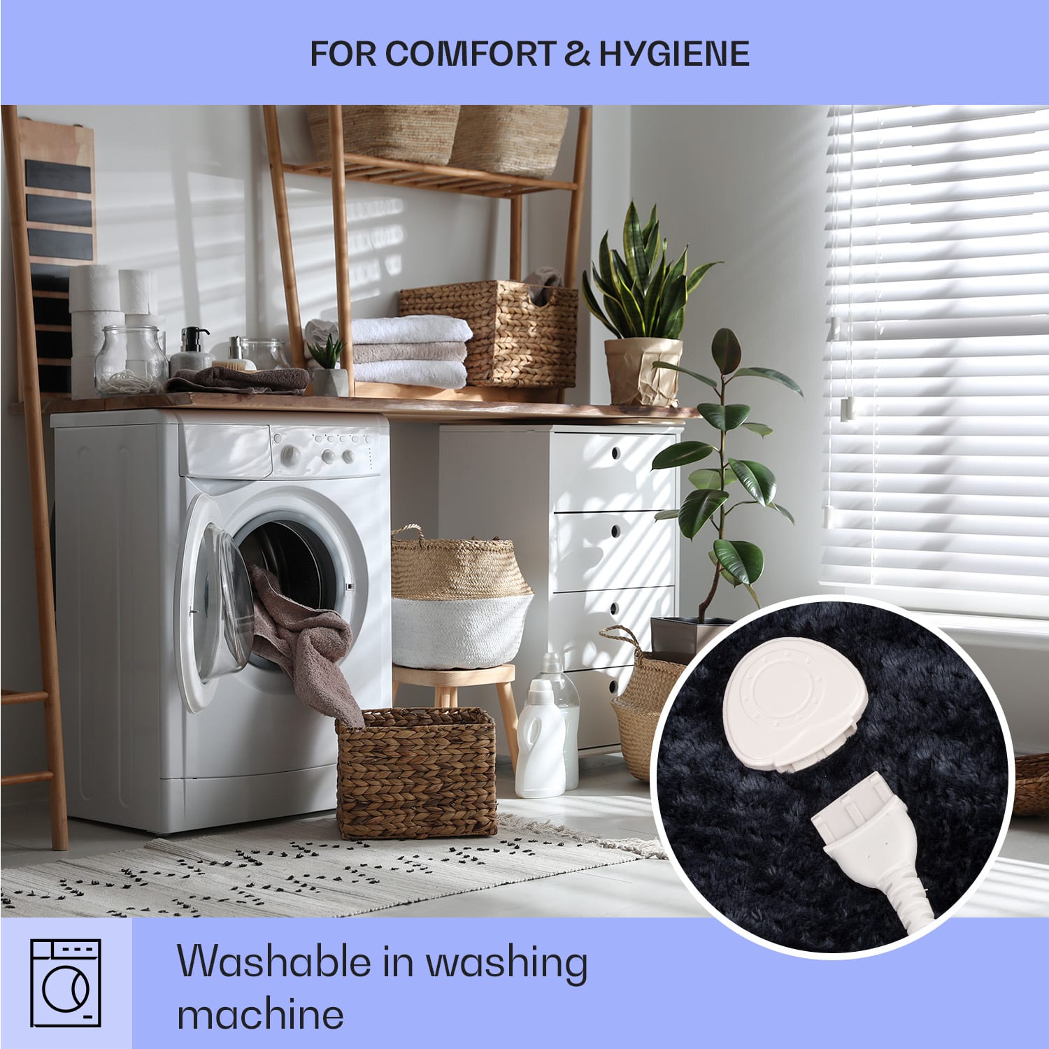 Klarstein DR Watson Deluxe XL, elektrická deka, 160 W, 9 úrovní ohrevu, 180 x 130 cm – Obrázok 4