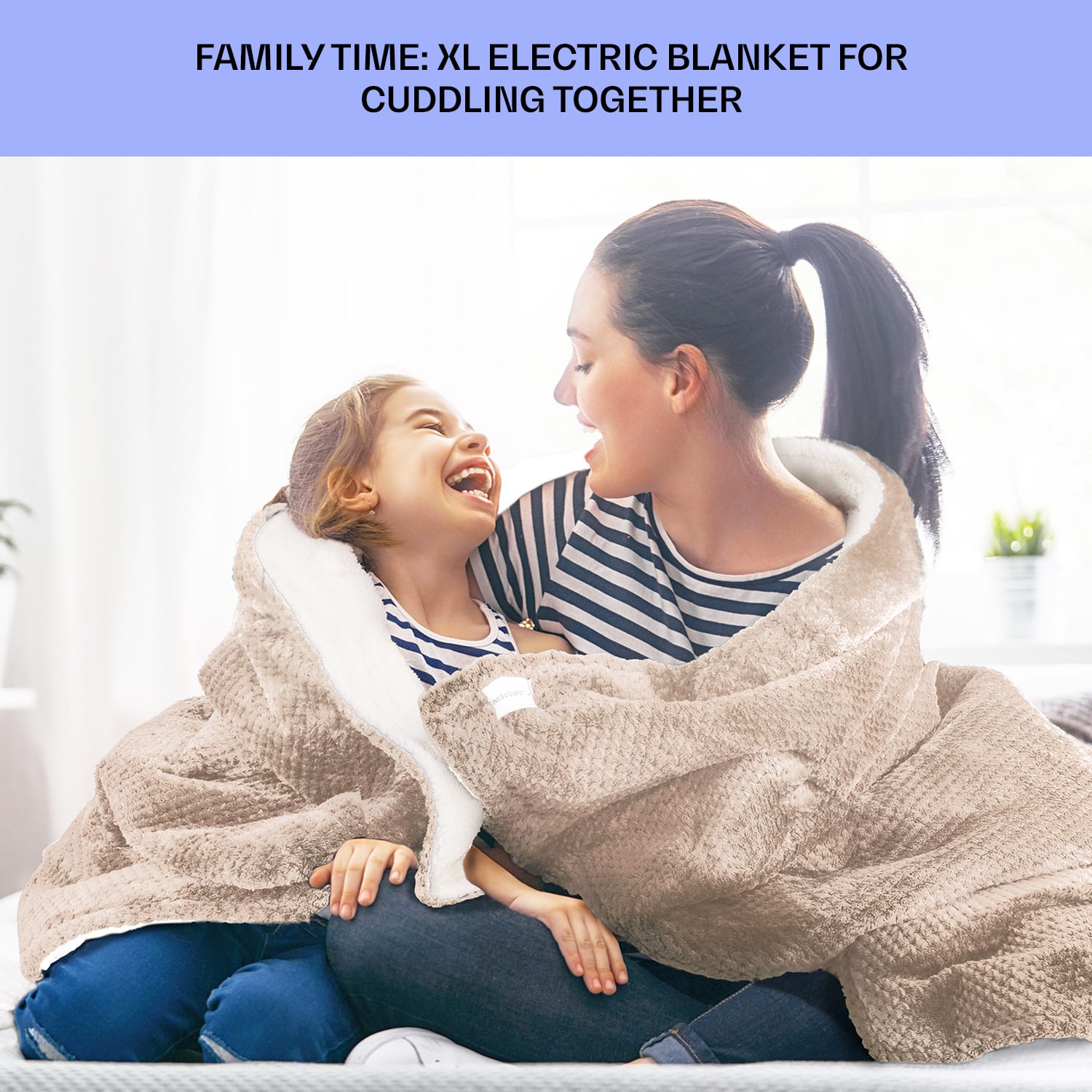 Klarstein DR Watson Deluxe XXL, elektrická deka, 160 W, 9 úrovní ohrevu, 200 x 180 cm – Obrázok 3