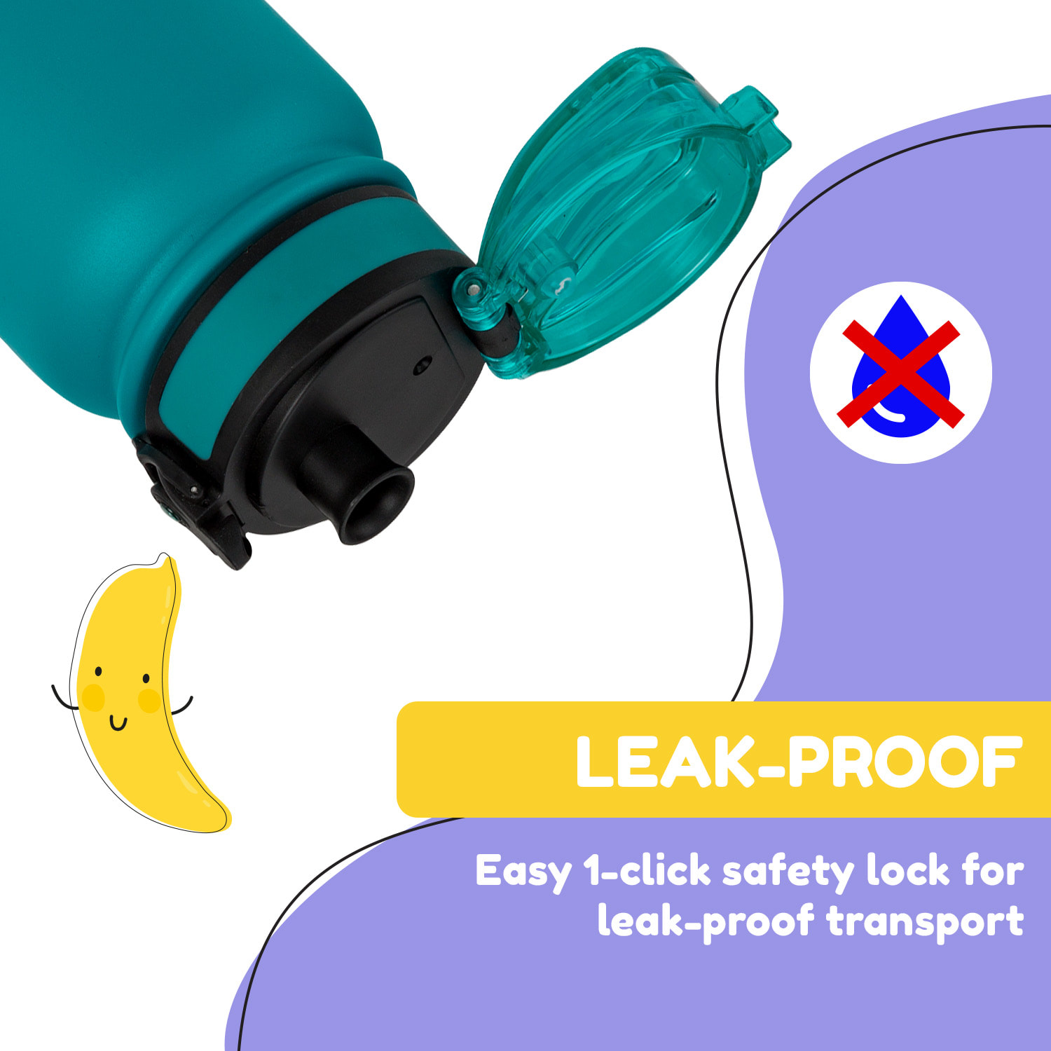 Klarstein Wakaba termoska 550 ml z nehrdzavejúcej ocele Tritan BPA-Free – Obrázok 2