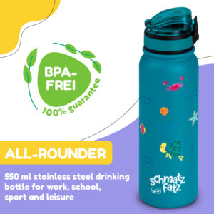 Klarstein Wakaba termoska 550 ml z nehrdzavejúcej ocele Tritan BPA-Free