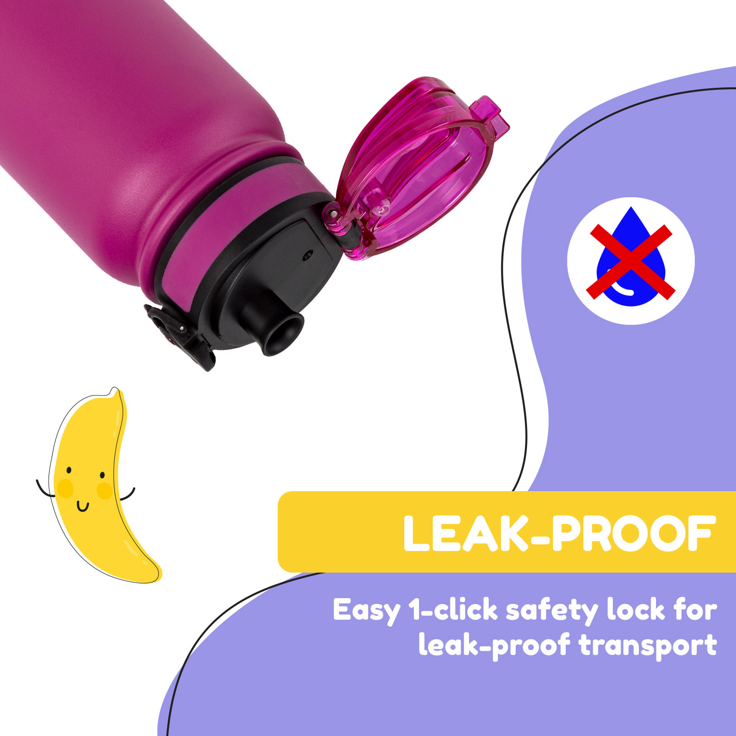 Klarstein Wakaba termoska 550 ml z nehrdzavejúcej ocele Tritan BPA-Free – Obrázok 2