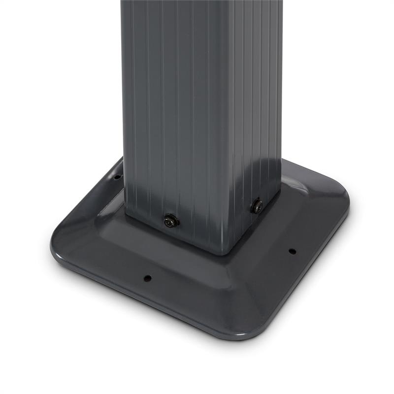 Blumfeldt Pantheon, pergola, prístrešok, 3 x 6 m, hliník, strieška proti slnku, polyester, sivá – Obrázok 3