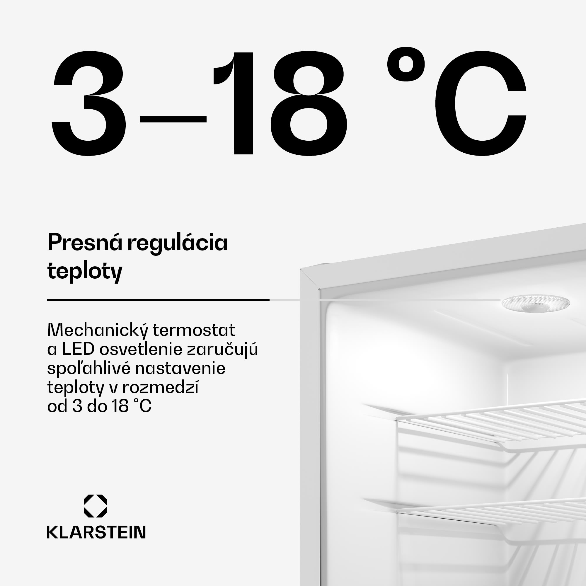 Klarstein Matterhorn 28, mini chladnička, 28 litrov, 35 dB, kompaktná, uzamykateľná – Obrázok 3