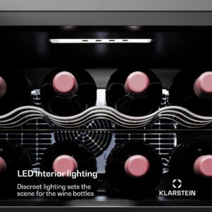 Klarstein Shiraz 8 Uno, vinotéka, 8 fliaš, 8-18°C, dotykové ovládanie