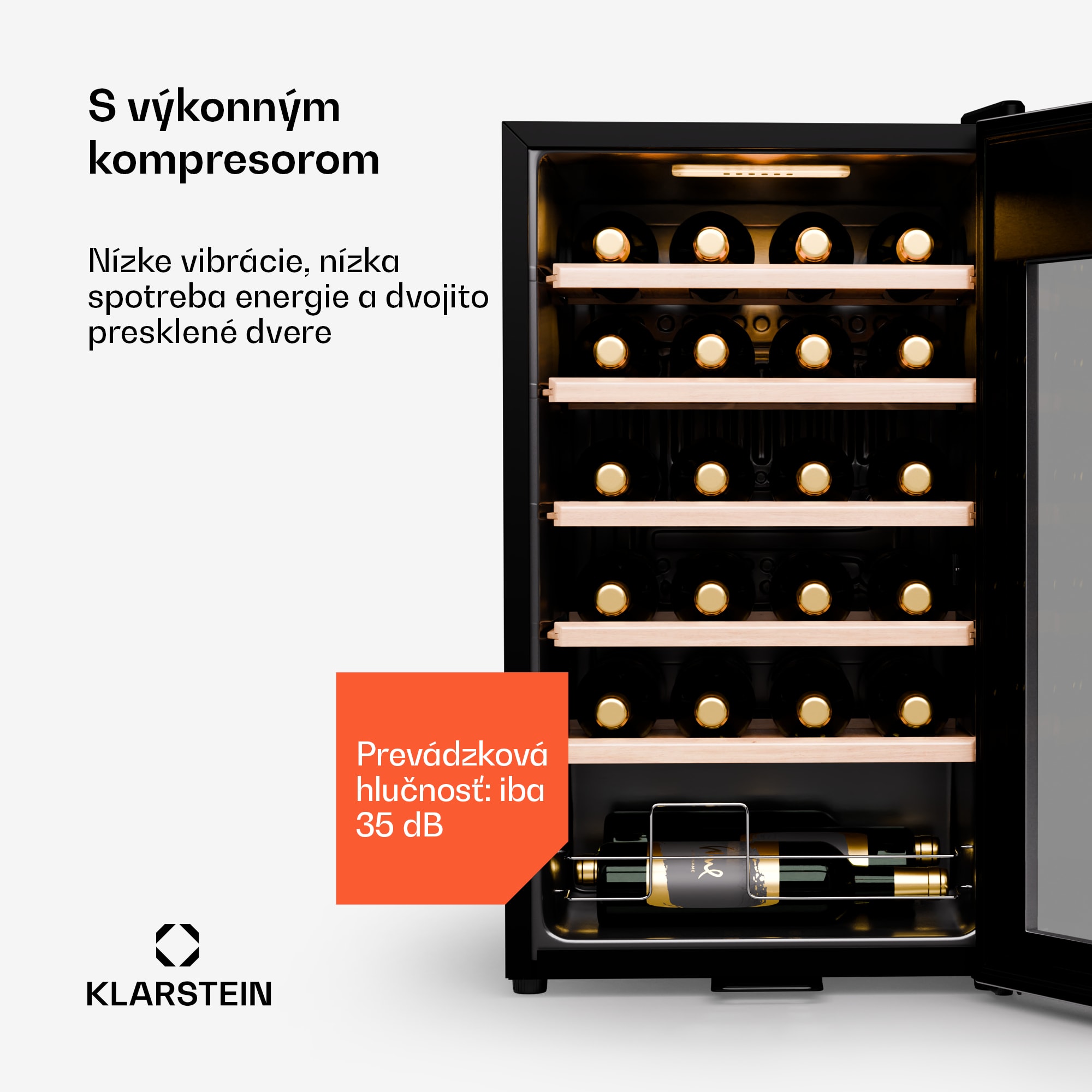 Klarstein Shiraz Premium Smart 24, chladnička na víno – Obrázok 5