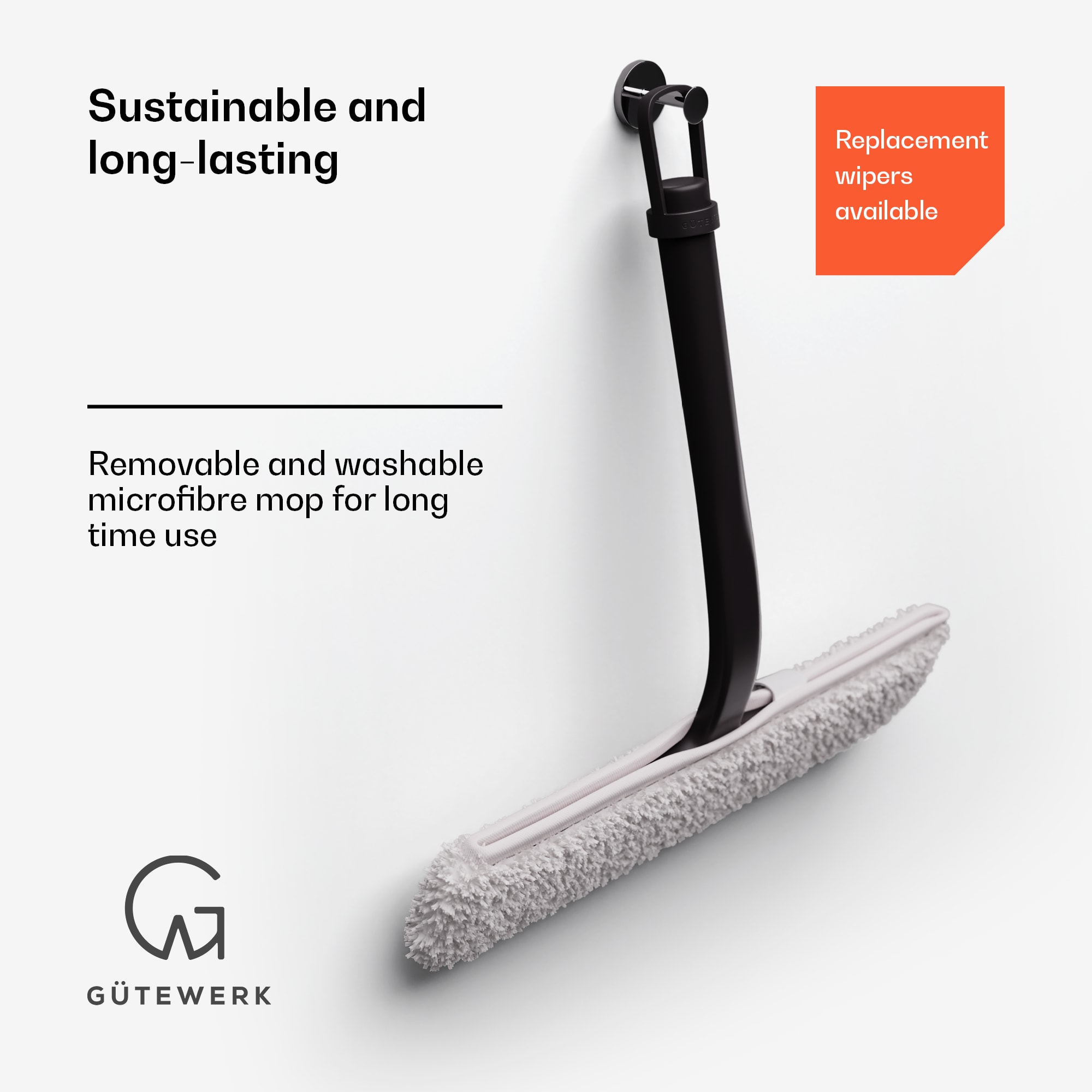 Blaze 2 v 1, stierka na okná, 23 cm, silikónová stierka, obal z mikrovlákna – Obrázok 4