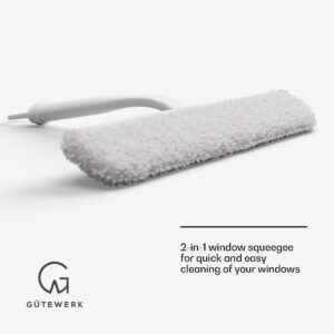 Blaze 2 v 1, stierka na okná, 23 cm, silikónová stierka, obal z mikrovlákna