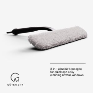 Blaze 2 v 1, stierka na okná, 28 cm, silikónová stierka, obal z mikrovlákna