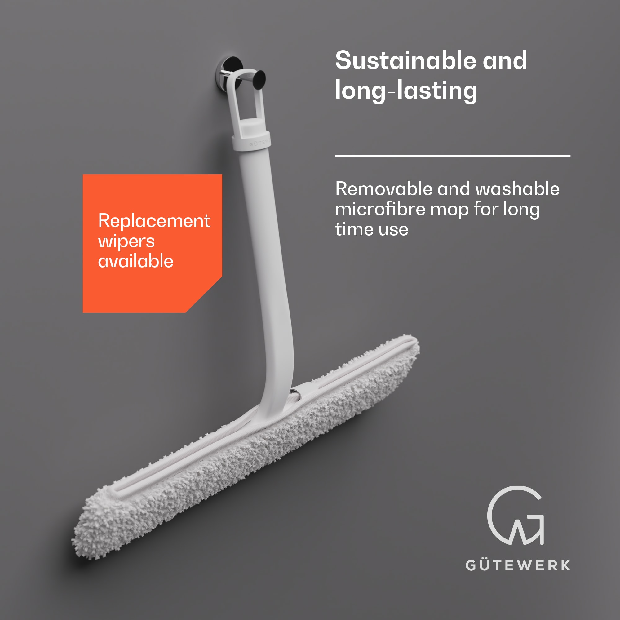 Blaze 2 v 1, stierka na okná, 28 cm, silikónová stierka, obal z mikrovlákna – Obrázok 4