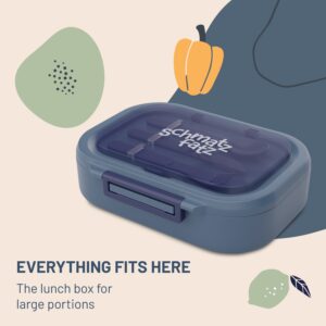 Klarstein Bunko, desiatový box, 3 priehradky, 3-dielny príbor Rozmery: cca 21 x 14,5 x 5,5 cm (Š x V x H)