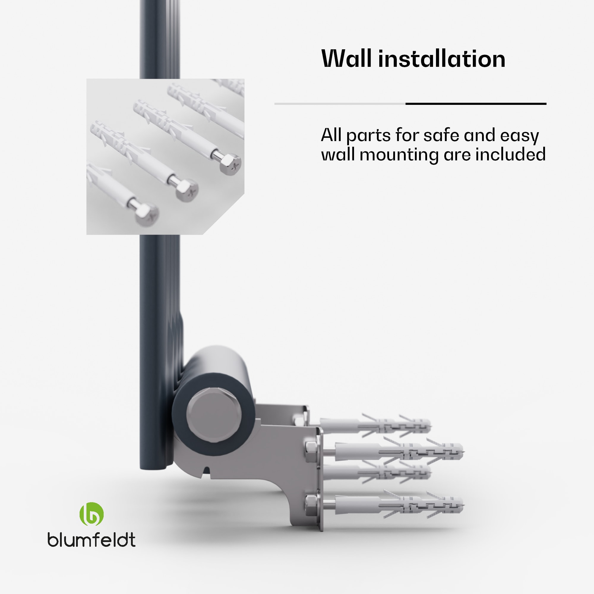 Blumfeldt Ontario, radiátor, 30 x 120, pripojenie 1/2", inštalácia na stenu, 733 W – Obrázok 3