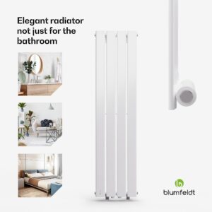 Blumfeldt Ontario, radiátor, 30 x 120, pripojenie 1/2", inštalácia na stenu, 733 W