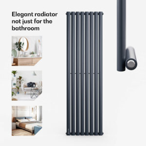 Blumfeldt Tallheo, 47 x 160, radiátor, rúrkový radiátor, 728 W, teplá voda, 1/2