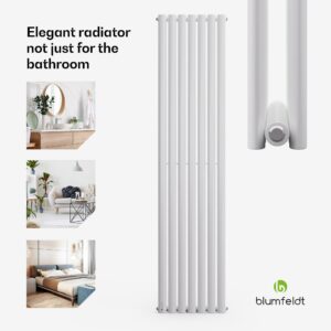 Blumfeldt Tallheo, 41 x 180, radiátor, kúpeľňový radiátor, rúrkový radiátor, 1435 W, teplovodný, 1/2