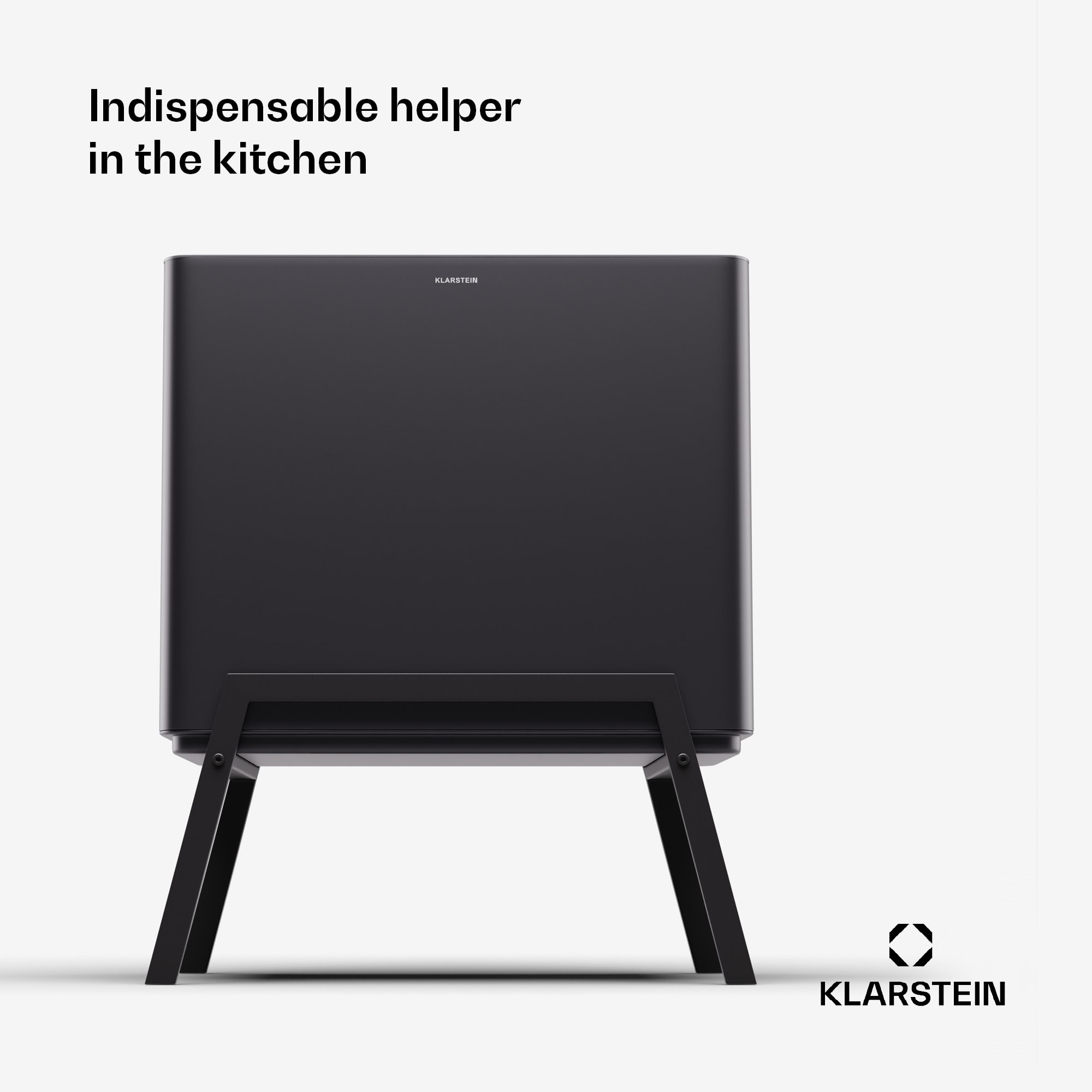 Klarstein Yuma, odpadkový kôš, 40 l, vrátane kompostéra, s nožičkami, pachový filter