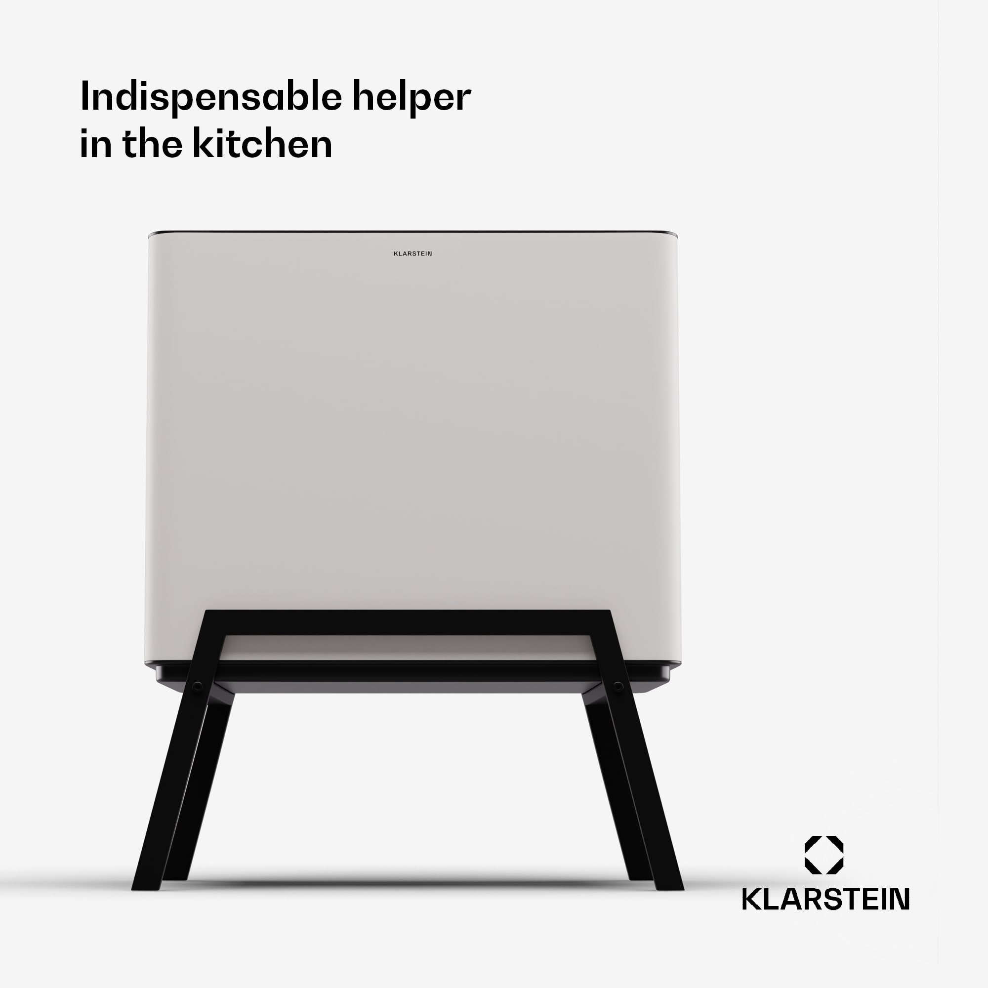 Klarstein Yuma, odpadkový kôš, 40 l, vrátane kompostéra, s nožičkami, pachový filter