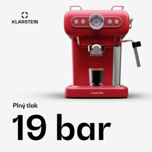Klarstein Espressionata Evo, pákový kávovar, 950 W, 19 bar, 1,2 l