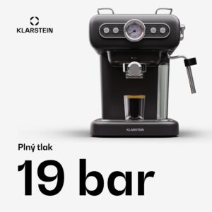 Klarstein Espressionata Evo, pákový kávovar, 950 W, 19 bar, 1,2 l, 2 šálky