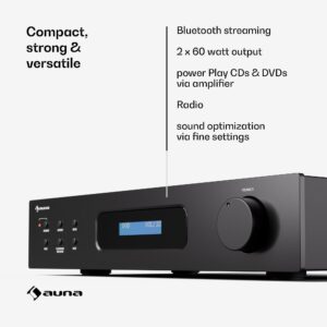 Auna Art22, Zosilňovač DAB+ BT HiFi, zosilňovač DAB+/FM rádio
