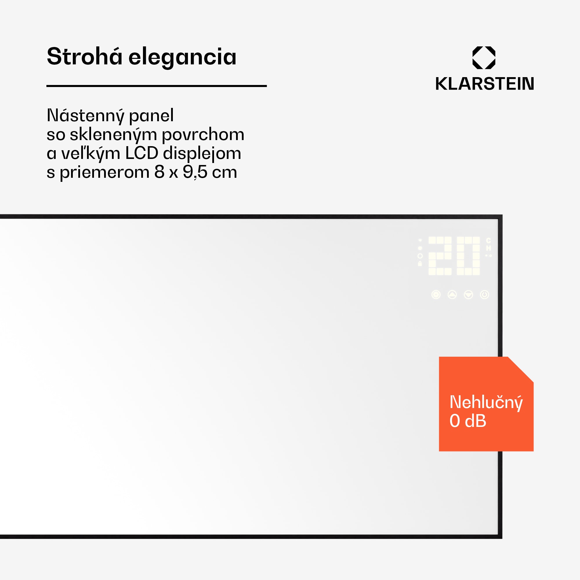 Klarstein Wonderwall Smart Bornholm, infražiarič, 120 x 60 cm, 770 W, aplikácia – Obrázok 3