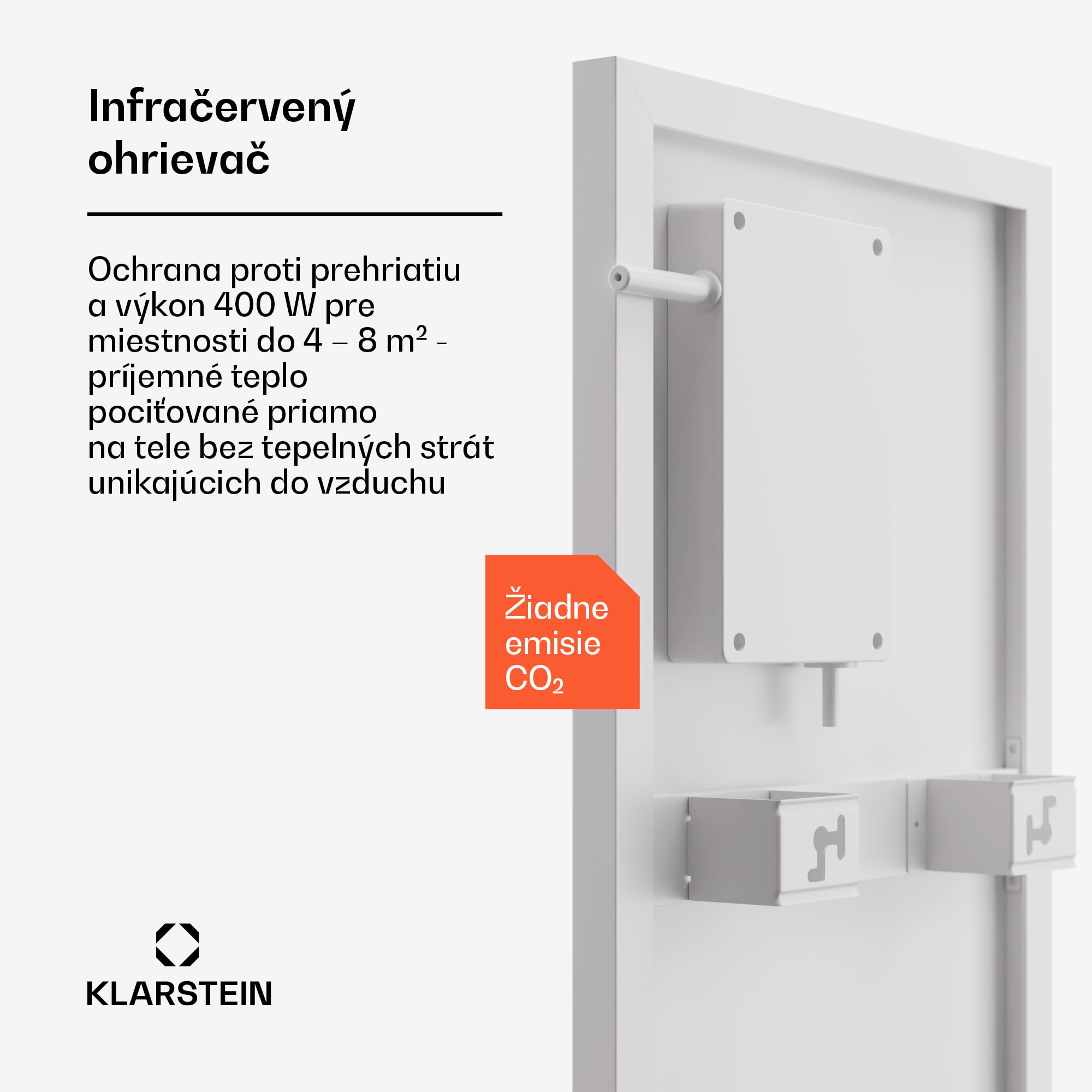 Klarstein Wonderwall Smart Bornholm, infražiarič, 30 x 100 cm, 320 W, aplikácia – Obrázok 2
