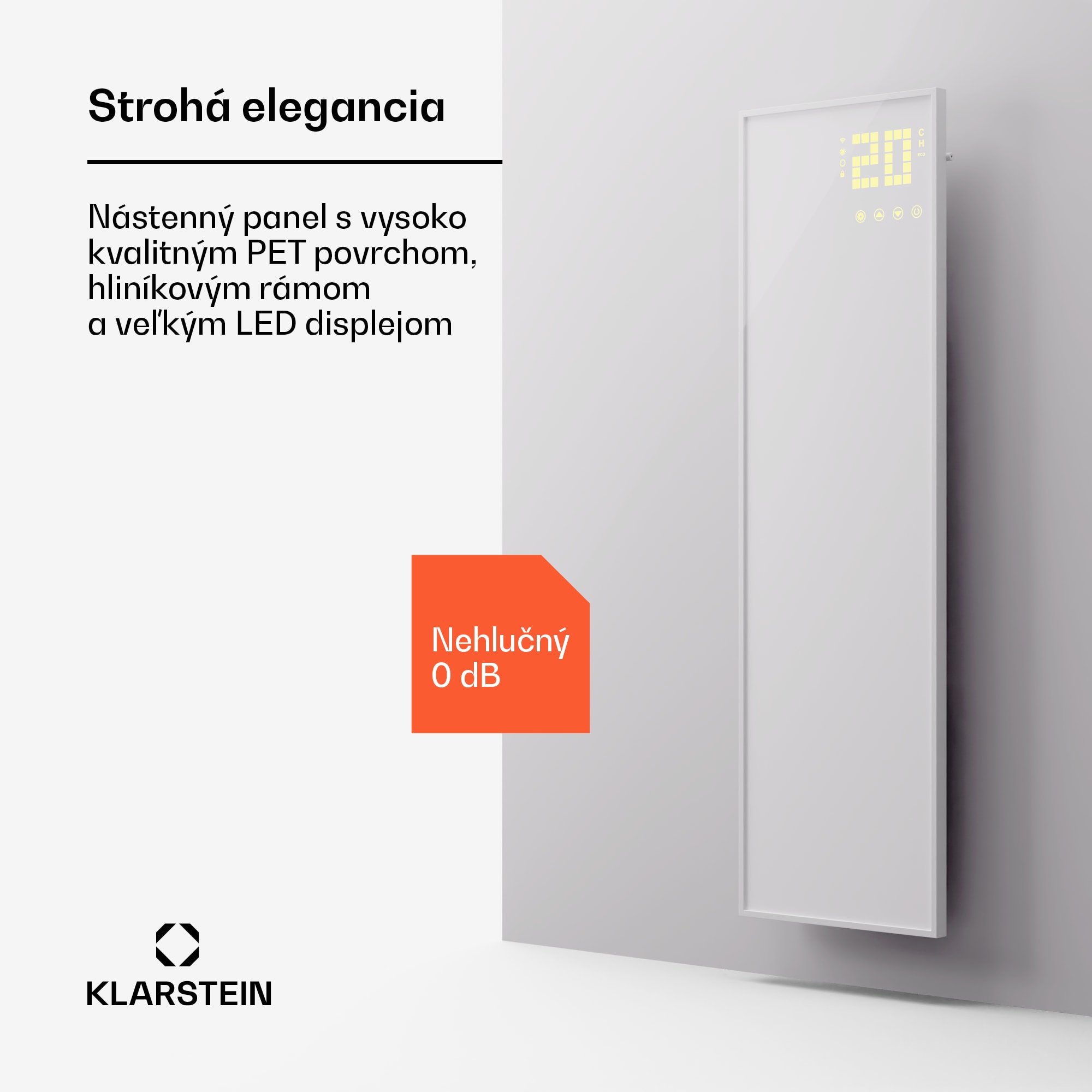 Klarstein Wonderwall Smart Bornholm, infražiarič, 30 x 100 cm, 320 W, aplikácia – Obrázok 3