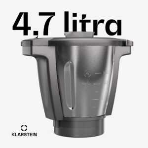 Klarstein Mixovacia nádoba, pre roboty Aria Grande & Select, 4,7l, príslušenstvo, nepriľnavý keramický povrch