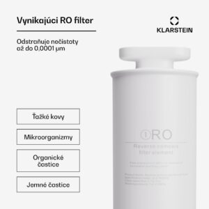 Klarstein AquaLine 50G RO filter, membránová technológia reverznej osmózy, úprava vody