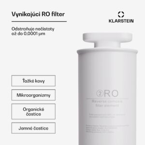 Klarstein AquaFina 200G RO filter, membránová technológia reverznej osmózy, úprava vody