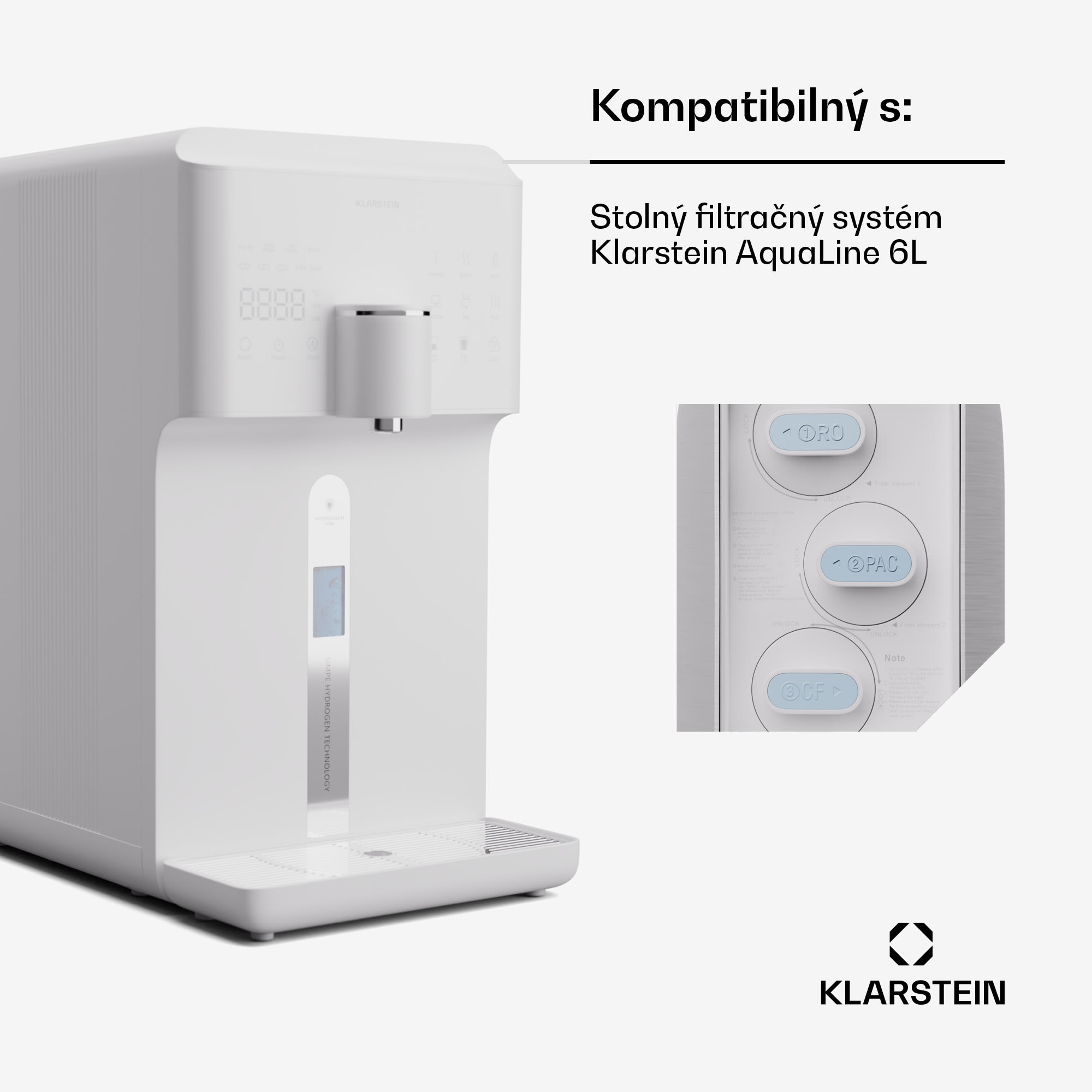 Klarstein AquaFina 200G RO filter, membránová technológia reverznej osmózy, úprava vody – Obrázok 3