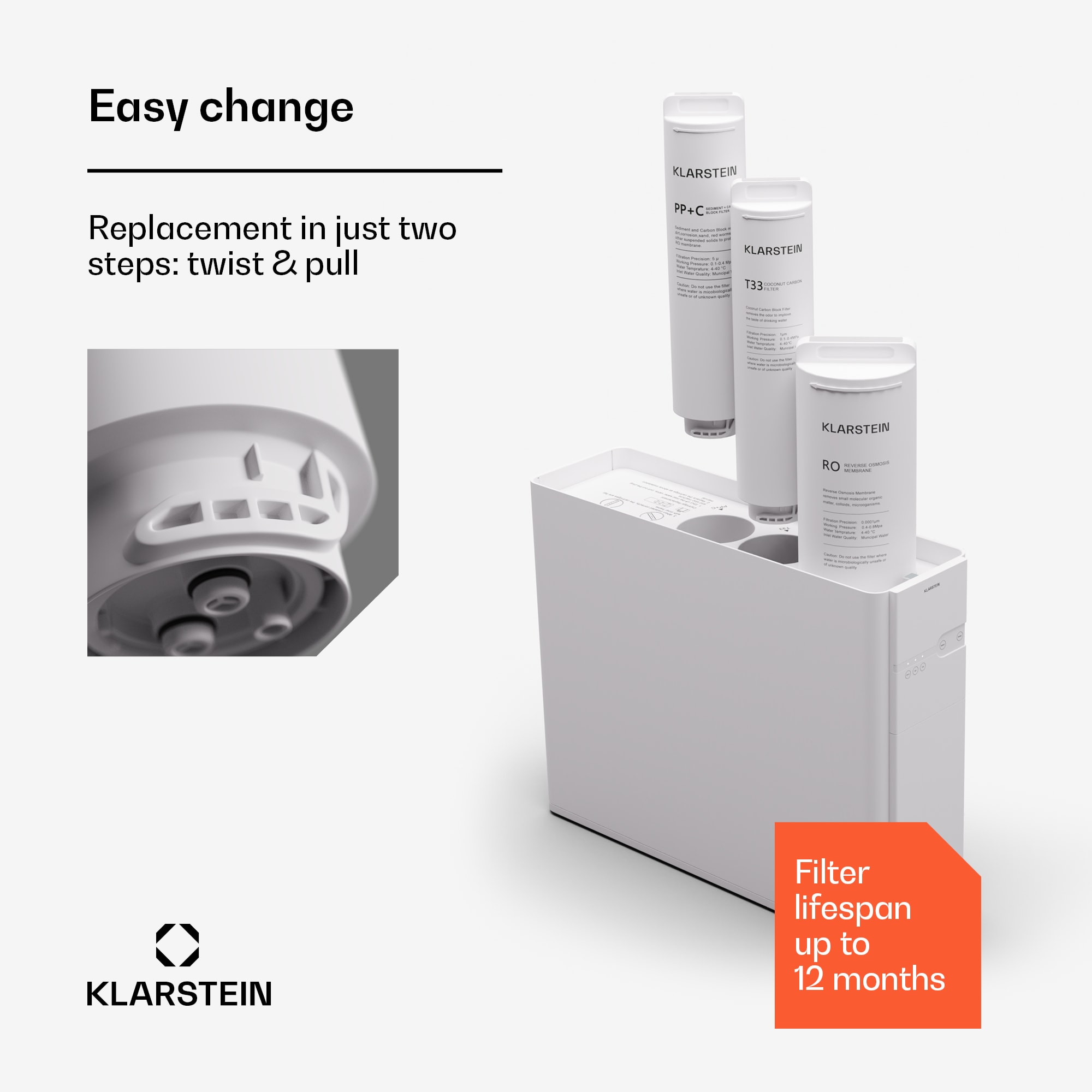 Klarstein PureFina PPC náhradný uhlíkový filter / príslušenstvo – Obrázok 2