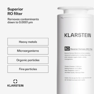 Klarstein PureLine 400 RO filter, náhradný / príslušenstvo, reverzná osmóza, 400 GPD / 1500 L/d